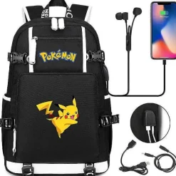 Pkm.store Rucksäcke & Taschen-Pokemon Rucksack Mit Usb - Ideal Fur Laptops