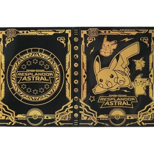 Pkm.store Pokemon Sammelalbum-Pokemon Sammel Album Im 3D Shiny Look Fur 432 Karten