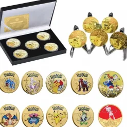 Pkm.store Sonstiges Merchandise-Pokemon Sammel Munzen - Viele Motive