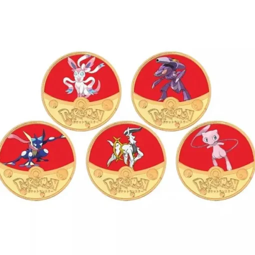 Pkm.store Sonstiges Merchandise-Pokemon Sammel Munzen - Viele Motive
