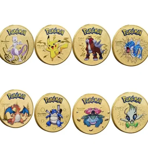 Pkm.store Sonstiges Merchandise-Pokemon Sammel Munzen - Viele Motive