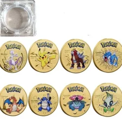 Pkm.store Sonstiges Merchandise-Pokemon Sammel Munzen - Viele Motive