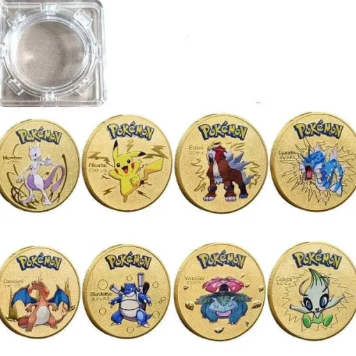 Pkm.store Sonstiges Merchandise-Pokemon Sammel Munzen - Viele Motive