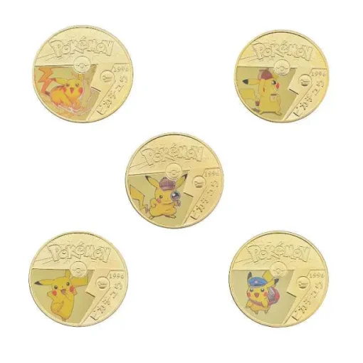 Pkm.store Sonstiges Merchandise-Pokemon Sammel Munzen - Viele Motive