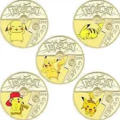 Pkm.store Sonstiges Merchandise-Pokemon Sammel Munzen - Viele Motive