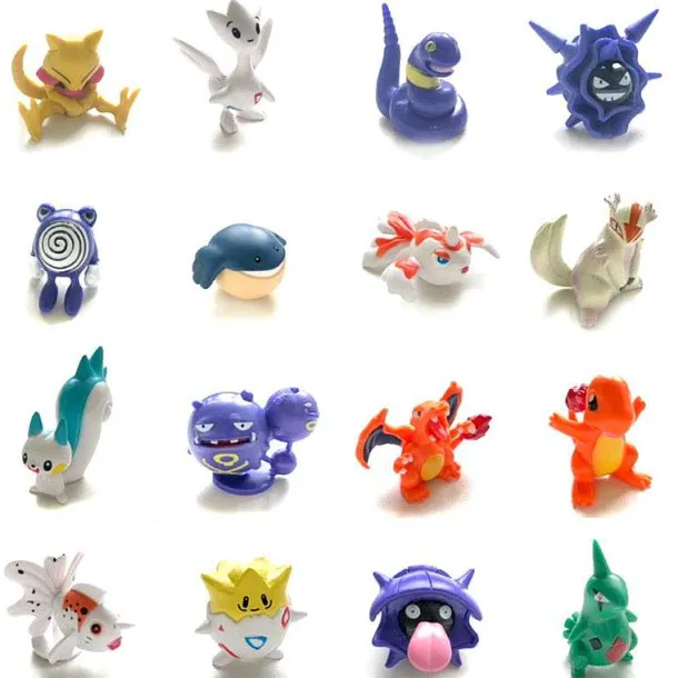 Pkm.store Pokemon Figuren-Pokemon Sammelfiguren (24 Motive Zur Auswahl - Ca. 4Cm)