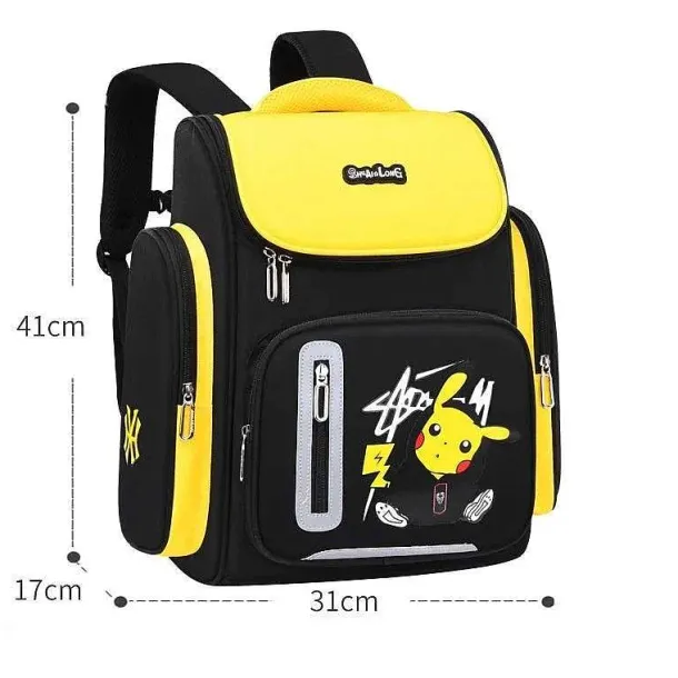 Pkm.store Rucksäcke & Taschen-Pokemon Schul Rucksack Mit Pikachu Pokemon Motiv In Blau Oder Gelb