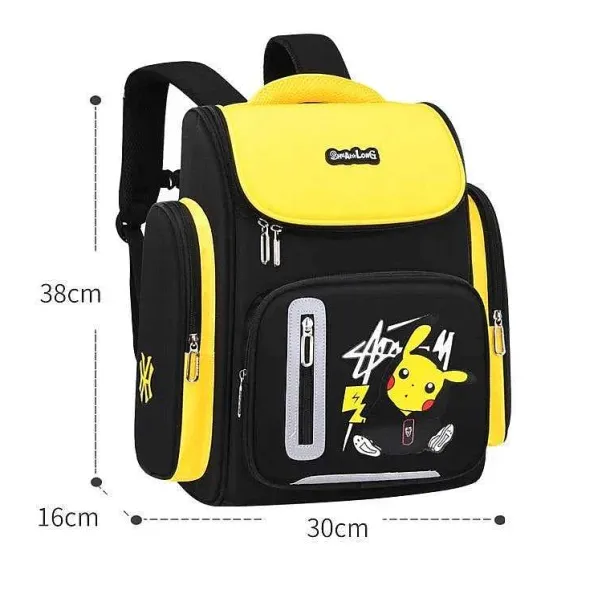 Pkm.store Rucksäcke & Taschen-Pokemon Schul Rucksack Mit Pikachu Pokemon Motiv In Blau Oder Gelb