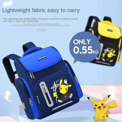 Pkm.store Rucksäcke & Taschen-Pokemon Schul Rucksack Mit Pikachu Pokemon Motiv In Blau Oder Gelb