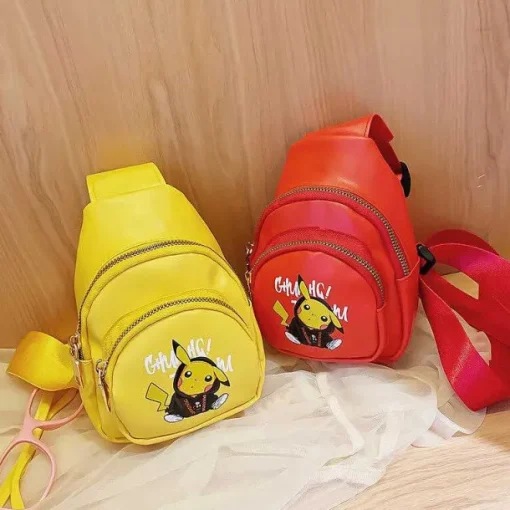 Pkm.store Rucksäcke & Taschen-Pokemon Schultertasche Fur Kinder - Slingbag In Verschiedenen Farben
