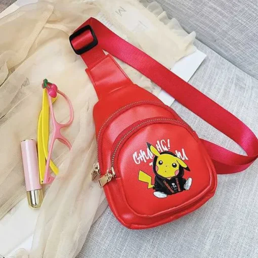 Pkm.store Rucksäcke & Taschen-Pokemon Schultertasche Fur Kinder - Slingbag In Verschiedenen Farben