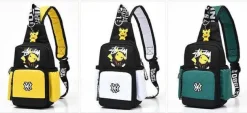 Pkm.store Rucksäcke & Taschen-Pokemon Schultertasche, Slingbag Unisex, Verschiedene Farben