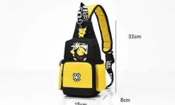 Pkm.store Rucksäcke & Taschen-Pokemon Schultertasche, Slingbag Unisex, Verschiedene Farben