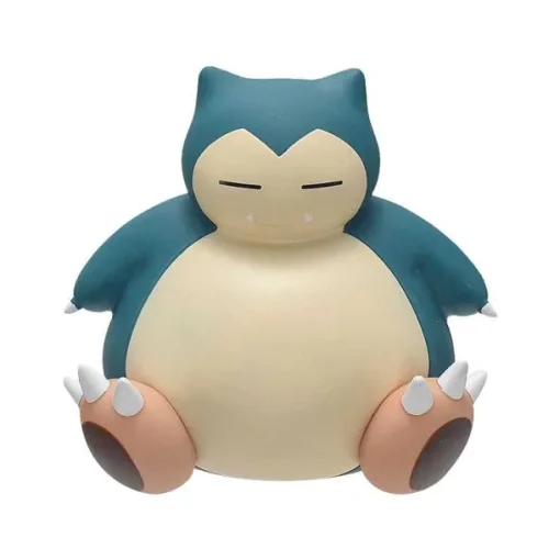 Pkm.store Pokemon Spielzeug-Pokemon Snorlax, Schiggy, Enton Oder Rowlet Spardose