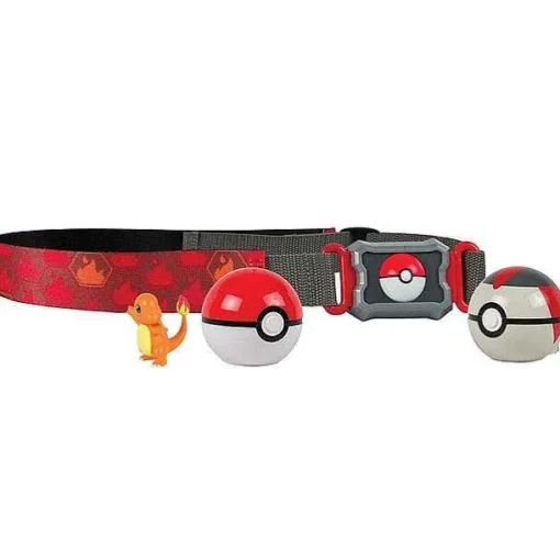 Pkm.store Pokeball & Pokebälle-Pokemon Spielzeug Poke Trainer Gurtel Mit Pokeball Und Figur