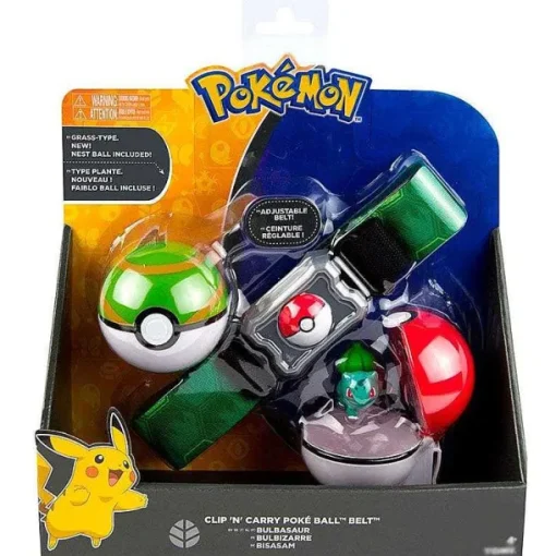 Pkm.store Pokeball & Pokebälle-Pokemon Spielzeug Poke Trainer Gurtel Mit Pokeball Und Figur