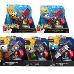 Pkm.store Pokeball & Pokebälle-Pokemon Spielzeug Poke Trainer Gurtel Mit Pokeball Und Figur