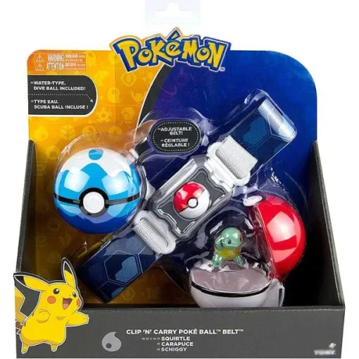 Pkm.store Pokeball & Pokebälle-Pokemon Spielzeug Poke Trainer Gurtel Mit Pokeball Und Figur