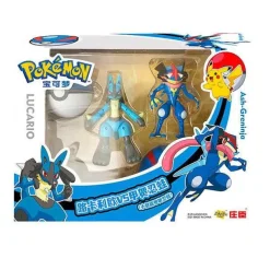 Pkm.store Pokemon Spielzeug-Pokemon Spielzeug Set Mit 2X Figur Und 2X Pokeball (Verschiedene Motive Zur Wahl)