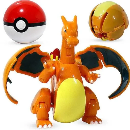 Pkm.store Pokemon Spielzeug-Pokemon Spielzeug Set Mit 2X Figur Und 2X Pokeball (Verschiedene Motive Zur Wahl)