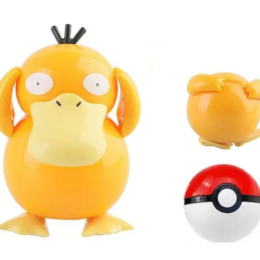 Pkm.store Pokemon Spielzeug-Pokemon Spielzeug Set Mit 2X Figur Und 2X Pokeball (Verschiedene Motive Zur Wahl)