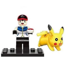Pkm.store Pokemon Spielzeug-Pokemon Trainer Figuren Mit Pikachu (6 Stk.)