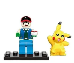 Pkm.store Pokemon Spielzeug-Pokemon Trainer Figuren Mit Pikachu (6 Stk.)