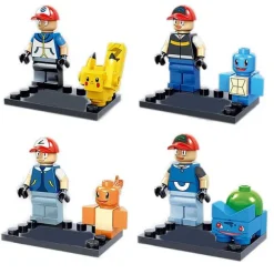 Pkm.store Sonstiges Merchandise-Pokemon Trainer Set Mit 4 Figuren
