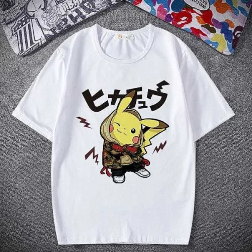 Pkm.store Sommer-Pokemon T-Shirt - Viele Verschiedene Motive Zur Wahl