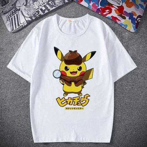 Pkm.store Sommer-Pokemon T-Shirt - Viele Verschiedene Motive Zur Wahl