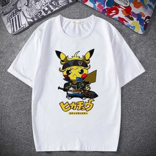 Pkm.store Sommer-Pokemon T-Shirt - Viele Verschiedene Motive Zur Wahl