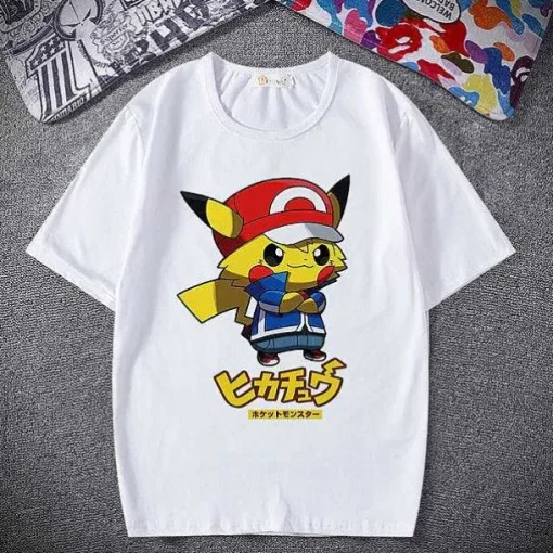 Pkm.store Sommer-Pokemon T-Shirt - Viele Verschiedene Motive Zur Wahl
