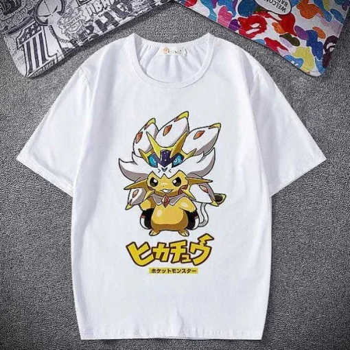 Pkm.store Sommer-Pokemon T-Shirt - Viele Verschiedene Motive Zur Wahl