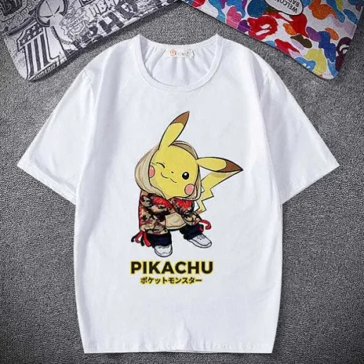 Pkm.store Sommer-Pokemon T-Shirt - Viele Verschiedene Motive Zur Wahl