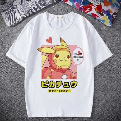 Pkm.store Sommer-Pokemon T-Shirt - Viele Verschiedene Motive Zur Wahl