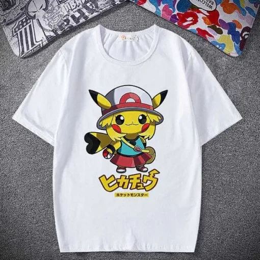 Pkm.store Sommer-Pokemon T-Shirt - Viele Verschiedene Motive Zur Wahl