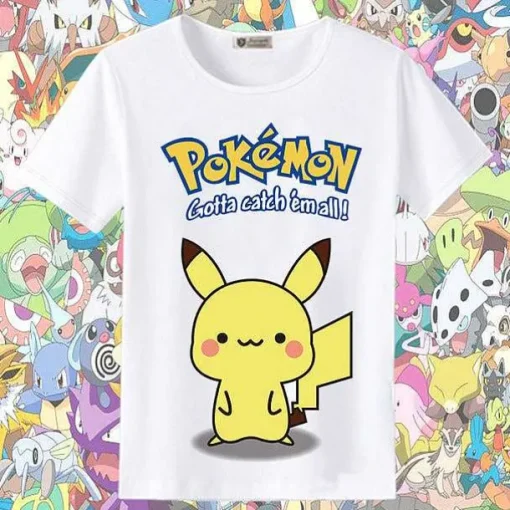 Pkm.store Sommer-Pokemon Und Pikachu Sommer T-Shirts In Vielen Tollen Motiven