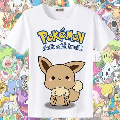 Pkm.store Sommer-Pokemon Und Pikachu Sommer T-Shirts In Vielen Tollen Motiven