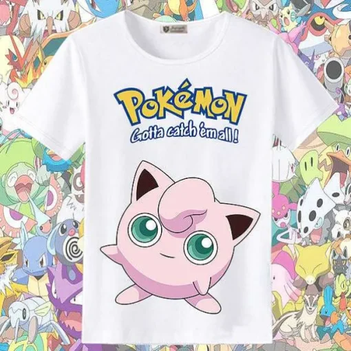 Pkm.store Sommer-Pokemon Und Pikachu Sommer T-Shirts In Vielen Tollen Motiven