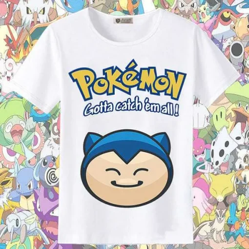 Pkm.store Sommer-Pokemon Und Pikachu Sommer T-Shirts In Vielen Tollen Motiven