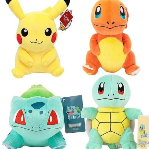 Pkm.store Pokemon Unite-Pokemon Unite Kuscheltiere - Pikachu, Glurak U. A. (Ca. 20-25Cm)