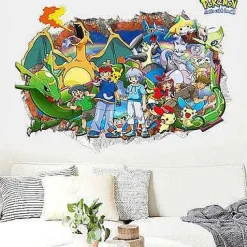 Pkm.store Sonstiges Merchandise-Pokemon Wandsticker (11 Motive Zur Auswahl)