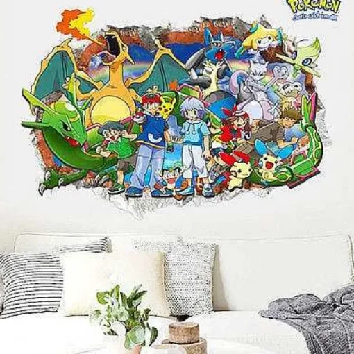 Pkm.store Sonstiges Merchandise-Pokemon Wandsticker (11 Motive Zur Auswahl)