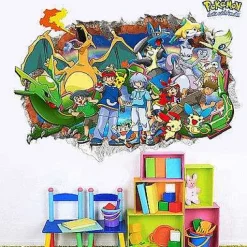 Pkm.store Sonstiges Merchandise-Pokemon Wandsticker (11 Motive Zur Auswahl)