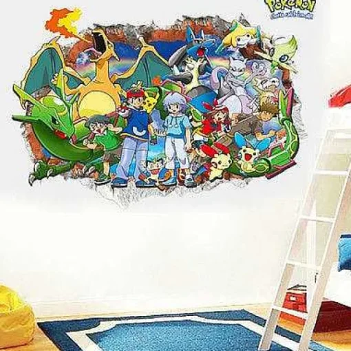 Pkm.store Sonstiges Merchandise-Pokemon Wandsticker (11 Motive Zur Auswahl)