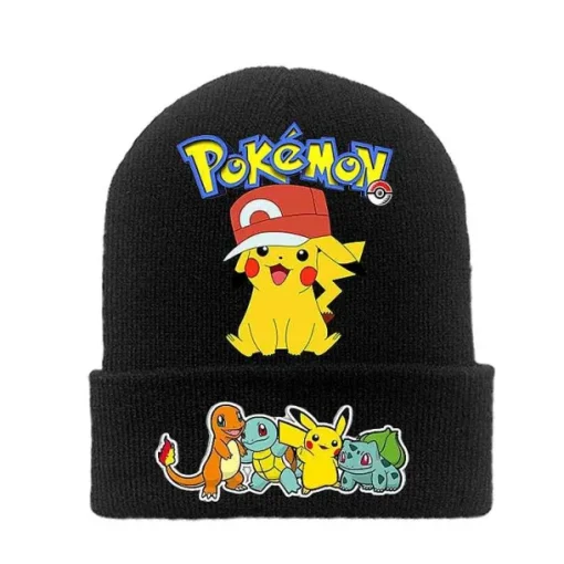 Pkm.store Herbst & Winter-Pokemon Winter Mützen In Verschiedenen Motiven