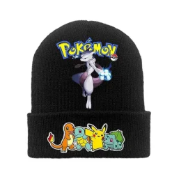 Pkm.store Herbst & Winter-Pokemon Winter Mützen In Verschiedenen Motiven