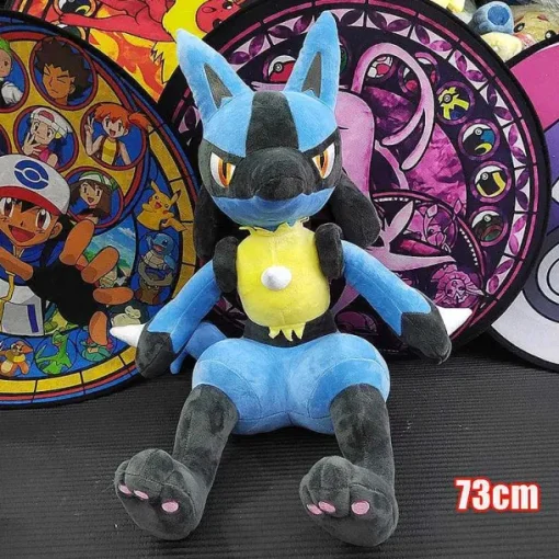 Pkm.store Pokemon Kuscheltiere-Pokemon Xxl Kuscheltiere Lucario, Quajutsu, Zeraora Liberlo Glaziola U. A.