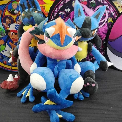 Pkm.store Pokemon Kuscheltiere-Pokemon Xxl Kuscheltiere Lucario, Quajutsu, Zeraora Liberlo Glaziola U. A.