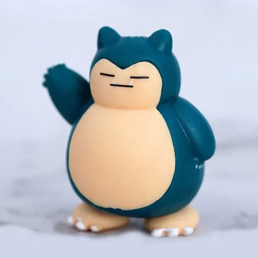 Pkm.store Pokemon Figuren-Relaxo Snorlax Figuren Set Mit 5 Figuren